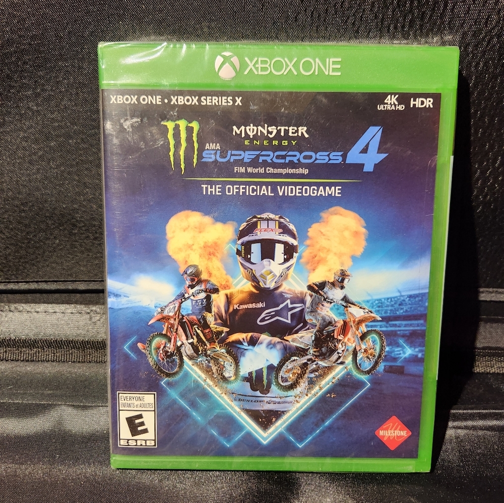 Xbox Series X and Xbox 1, Monster Sipercross 4 Game New Sealed